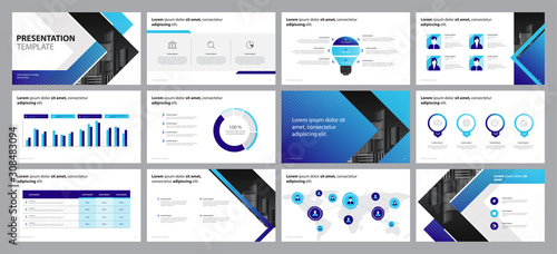 Fotografía template presentation design and page layout design for brochure ,book , magazin