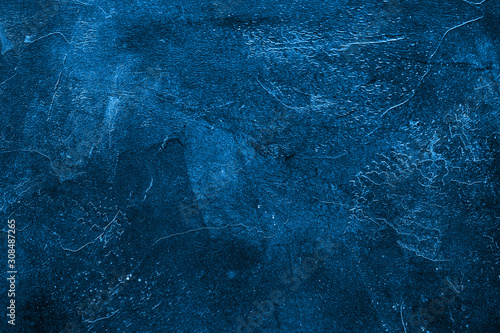Fotomural Blue abstract stucco background texture.
