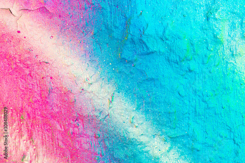 Fragment of colored graffiti painted on a wall Canvas Print