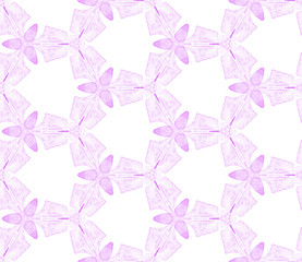 Wall Mural - Violet purple vintage kaleidoscope seamless patter