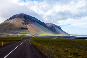 Sticker - Seaside highway in Iceland