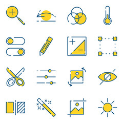 Leinwandbilder - Creativity set icon template color editable. Creativity pack symbol vector sign isolated on white background icons vector illustration for graphic and web design.