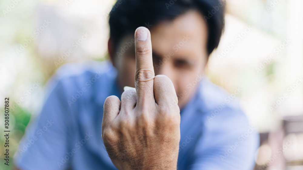 middle finger jibbitz