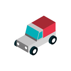 Canvas Print - ecommerce business internet logistic truck delivery icon