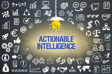 Poster - Actionable intelligence