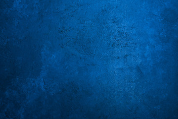 old stone texture background toned classic blue color copy space