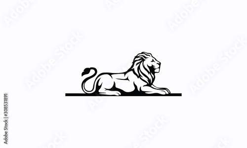 Fotomural Lion Vector Royalty Logo Design Inspirations