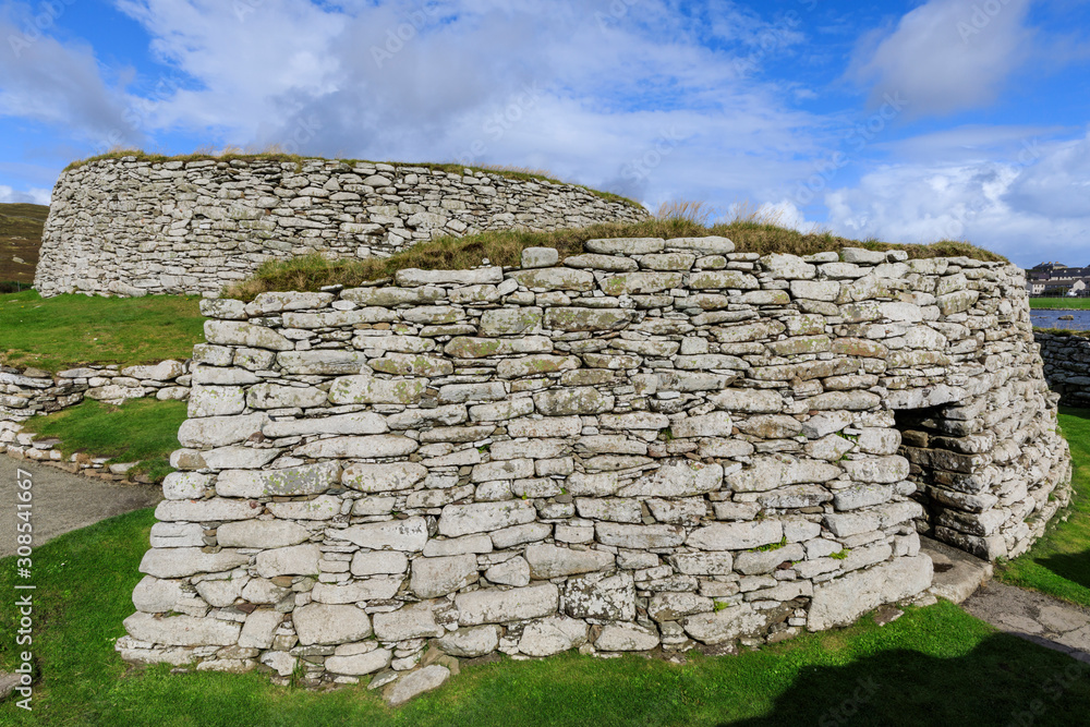 Clickimin Broch and Blockhouse, Iron Age Fort, Clickimin Loch, Central ...