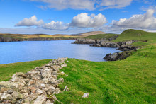 Ronas Hill From Ness Of Hillswick, Dramatic Cliffs, Interesting Geology, Northmavine, Mainland, Shetland Isles, Scotland