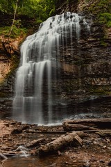 waterfall in forest