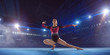 © Victoria VIAR PRO - Female gymnast on professional arena.
