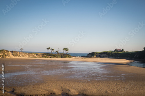 Cuadros en Lienzo Oyambre Natural Park and Oyambre Beach, Protected coastal & rural area