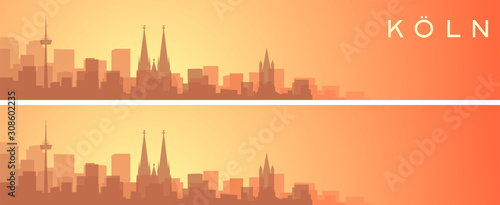 Cologne Beautiful Skyline Scenery Banner