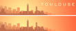 Toulouse Beautiful Skyline Scenery Banner