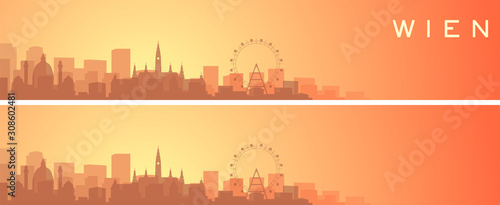 Vienna Beautiful Skyline Scenery Banner