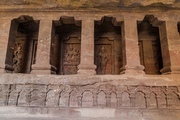 Wall Mural - Archways at Kailasa Temple in Ellora, Maharasthra state, India