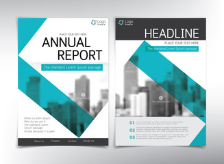 Wall Mural - modern business cover page, vector template