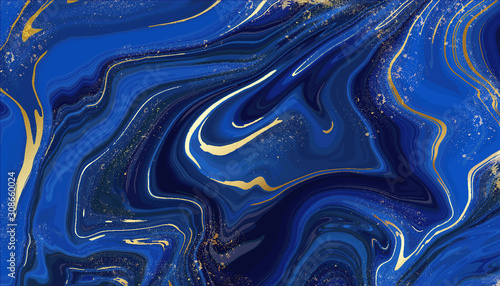 Cuadros en Lienzo Luxury marble and gold abstract background texture