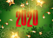 Abstract New Year 2020 banner design