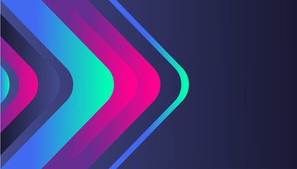 Wall Mural - Modern abstract gradient background template, trendy shape shiny composition, for business corporate, brochure, flyer, wallpaper, banner, presentation, advertising