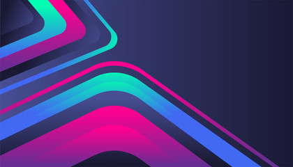 Wall Mural - Modern abstract gradient background template, trendy shape shiny composition, for business corporate, brochure, flyer, wallpaper, banner, presentation, advertising
