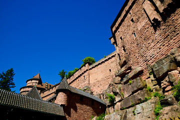 Haut-Koenigsbourg Castle view