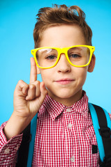 boy with sunglasses