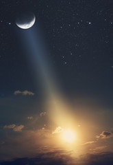 Wall Mural - moon in the sky