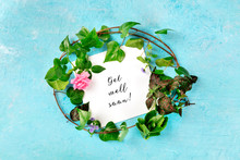 Floral Get Well Card Free Stock Photo - Public Domain Pictures