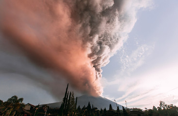 Volcano Eruption Landscape