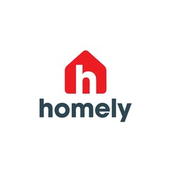 Wall Mural - Housely letter h logo icon design