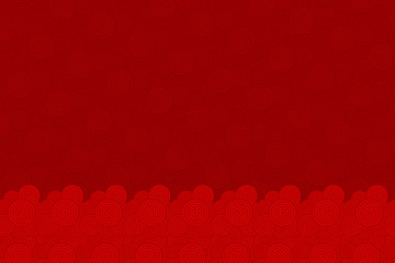 Wall Mural - the abstract textured background is composed of red circles
