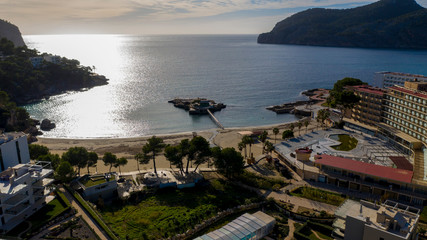 Canvas Print - the Bay of Peguera Majorca Spain