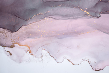  Alcohol ink sea texture. Contemporary art. Abstract art background. Multicolored bright texture. Fragment of artwork. Modern art. Inspired by the sky, as well as steam and smoke. Trendy wallpaper.