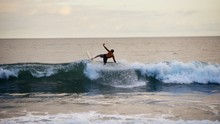 Surfing In Montezuma Surf Waves