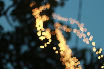 Wall Mural - Bokeh around the grand palace