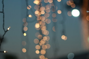Wall Mural - Bokeh around the grand palace