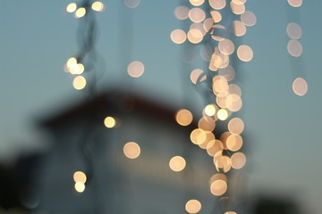 Wall Mural - Bokeh around the grand palace