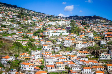 Wall Mural - Funchal, small houses, Madeira island, Portugal