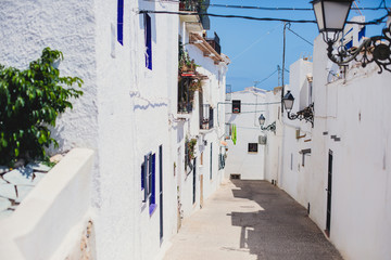 Naklejka na meble Beautiful summer sunny view of Altea old town, Altea, Marina Baixa, province of Alicante, Mediterranean coast, the Costa Blanca, Valencian Community