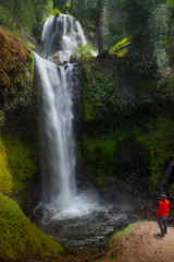 Wall Mural - falls creek falls on a hot summer day