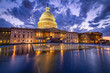 Storm rising over United States Capitol Building, Washington DC