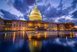 Fototapeta Big Ben - Storm rising over United States Capitol Building, Washington DC