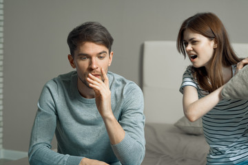 young couple having an argument