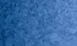Classic Blue Low Poly Random Triangle Pattern Vector Background. 2020 Color of the Year. Shimmering Irregular Shape Dark Blue Gradient Facets. Geometric 3D Crystal Texture.