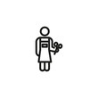 © SurfupVector - Barber thin line icon. Hair, style, barber isolated outline sign. Service and beauty business concept. Vector illustration symbol element for web design and apps