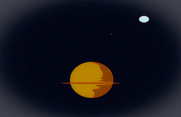 moon and sun