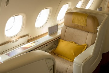 Luxury eleglance first class suite.