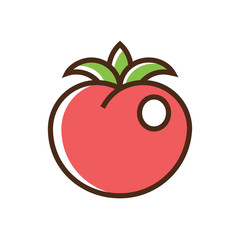 Sticker - Color icon tomato