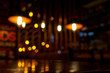 © Татьяна Максимова - Blurred background in modern cafe, bokeh of lights.